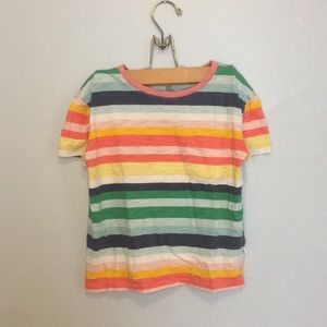 Boxy striped tee